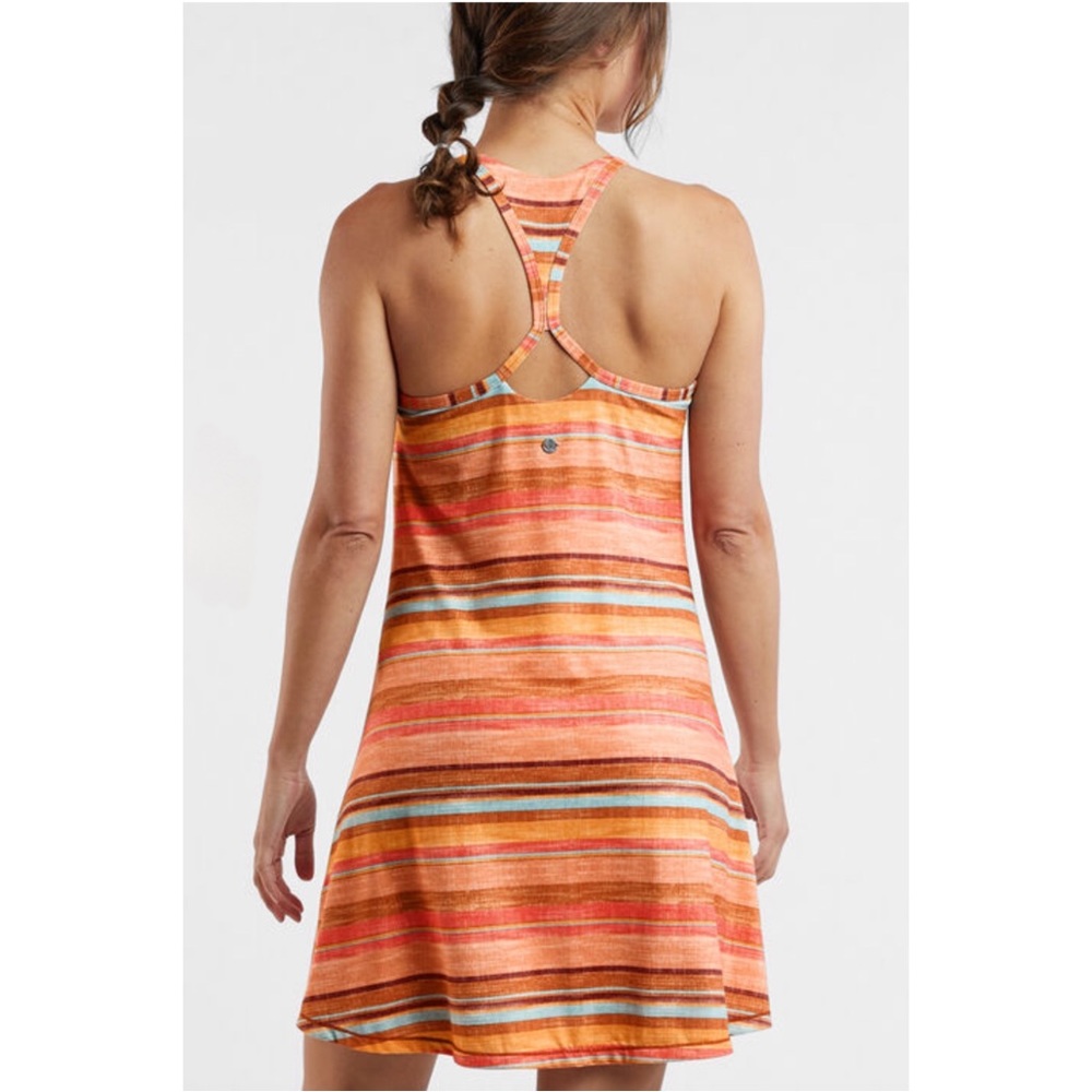 Prana Opal Francesca Striped Sundress - Size Medium - Picture 2 of 8